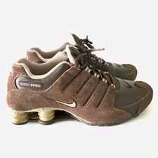 Usado, Tênis Nike Shox Couro Marrom Camurça NZ EU Masculino Tamanho 9.5 325201-210 comprar usado  Enviando para Brazil