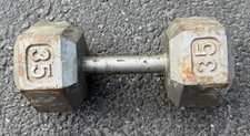 Dumbell barbell solid for sale  Brockport