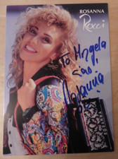 Rosanna rocci autogrammkarte gebraucht kaufen  Chemnitz
