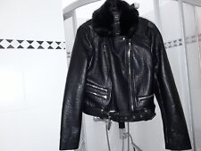 Lederjacke kunstleder zara gebraucht kaufen  Frankfurt am Main