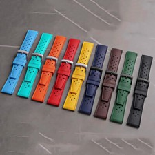 Pulseira de relógio de borracha de alta qualidade FKM 20mm 22mm pulseira à prova de poeira universal, usado comprar usado  Enviando para Brazil