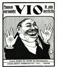 Pubblicita 1921 vio usato  Biella