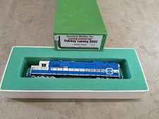 Skala HO Mosiężne modele lądowe Oakway Leasing SD60 9000-9099 Korea W / Box NOS na sprzedaż  Wysyłka do Poland