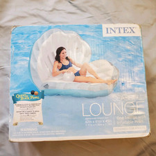 Intex Seashell Clamshell c/Pearl Ball Pool Summer Float Lounge 61" x 61" x 45", usado comprar usado  Enviando para Brazil