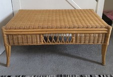 Vintage wicker coffee for sale  UK