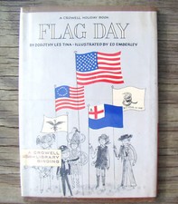 Usado, Flag Day ~1965 HC~ Tina Emberley National Holiday Banner Children's Illust 🇺🇸 comprar usado  Enviando para Brazil