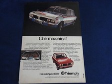 Publicité automobile triumph d'occasion  Saint-Cyr-sur-Mer
