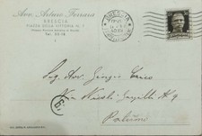 Cartolina pubblicitaria avv usato  Palermo