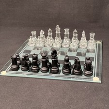 Schachspiel glas schachbrett gebraucht kaufen  Berlin