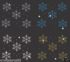 Snowflake rhinestone diamante for sale  WEMBLEY
