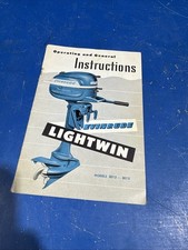 1952 evinrude lightwin for sale  South Haven