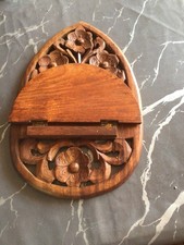 Wall shelf wooden for sale  STROUD