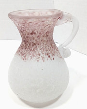 Jarro pequeno tipo escavo cetim branco vermelho vidro reciclado jateado areia vidro reciclado comprar usado Jarro pequeno tipo escavo cetim branco vermelho vidro reciclado jateado areia vidro reciclado comprar usado  Enviando para Brazil