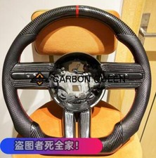 Volante de fibra de carbono real para Mustang 05-09 anos com vermelho comprar usado  Enviando para Brazil