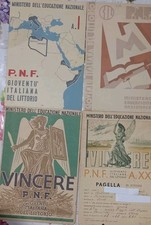 N.4 pagelle p.n.f. usato N.4 pagelle p.n.f. usato  Vernole