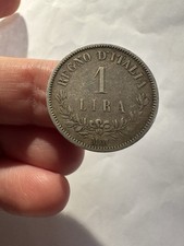 Lira 1863 valore usato  Roma