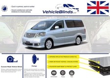 Thermal blinds toyota for sale  UK