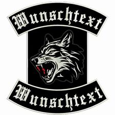 Rückenpatch din wolf gebraucht kaufen  Kassel