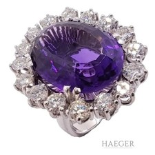 Amethyst ring weißgold gebraucht kaufen  Düsseldorf