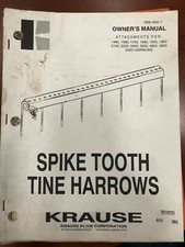 Krause owners manual for sale  Glasgow