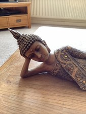 Buddha lying figurine for sale  WIMBORNE