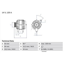 Bosch lichtmaschine 0986044410 gebraucht kaufen  Idar-Oberstein