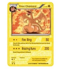 Thicc charizard gold usato  Riesi