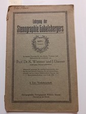 Lehrgang stenographie gabelsbe gebraucht kaufen  Aarbergen