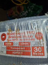 25mm 30m clear for sale  HALIFAX