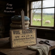 Antique primitive wool for sale  North Aurora