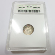 1857 anacs soap for sale  Katy