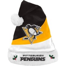 Chapéu de Papai Noel Colorblock Logotipo Pittsburgh Penguins NHL Hóquei Para Sempre Colecionáveis comprar usado  Enviando para Brazil