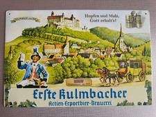 Blechschild kulmbacher actien gebraucht kaufen  Marienberg, Pobershau