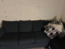 Sectional blue couch for sale  Portsmouth