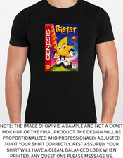 Camiseta Ristar Genesis Graphic Masculina ou Feminina NOVA, usado comprar usado  Enviando para Brazil