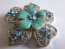 Vintage brosche strass gebraucht kaufen  Stadland-Seefeld