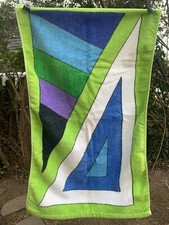 Usado, 1***Década de 1960 vintage Toalha de mão de algodão padrão geométrico Emilio Pucci **suavemente usada* comprar usado  Enviando para Brazil