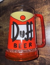 Nova Caneca Freezer Universal Studios Simpsons Duff Beer Red Stein + Pin Homer comprar usado  Enviando para Brazil