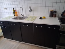 Schwarz weiße küche gebraucht kaufen  Erlangen