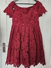 Boohoo red burgundy for sale  RUSHDEN