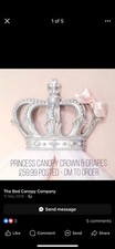 Bed crown canopy for sale  SWINDON