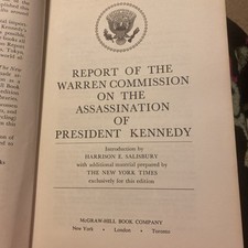 Report warren commission for sale  Anderson