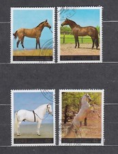 KOREA  1987 Konie   SC#2948‑2951   used na sprzedaż  PL