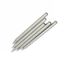 Polished steel threaded for sale  TIPTON