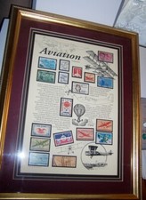 Vintage aviation framed for sale  Newton