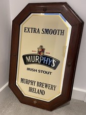 Murphy stout mirror for sale  LEICESTER