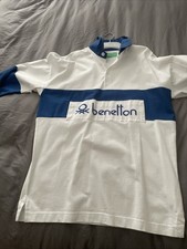 Benetton rugby shirt for sale  ABERDEEN