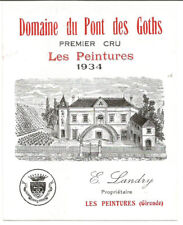 Etiquette domaine pont d'occasion  Villenave-d'Ornon