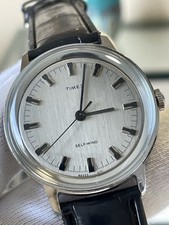 Vintage 1971 Timex Viscount Series Relógio Mecânico Masculino Cromado Manutenção comprar usado  Enviando para Brazil