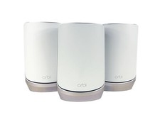 Używany, Netgear Orbi RBKE963 Quad-band WiFi 6E Mesh System Router + 2 satelity AXE11000 na sprzedaż  PL